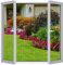 2 Stück Fliegengitter für Fenster 210x250 cm -DIY Selbstklebendes Insektenschutz für Fenster,Kein Bohren nötig,Mit Schneidewerkzeug | Transparent feinmaschig moskitonetz fenster,Schwarz