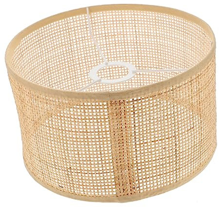 OSALADI Abat-jour Rotin Tissé Éléments Décoratifs Pour Lampes Abat-jour Créatif Style Pastoral Protection Pour Lampe De Table Plafonnier Ou Applique Dimensions