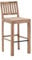 Wolf Möbel Barhocker Sheesham Handmade in India 45x109x53 cm Holz Massivholz Hocker Tresen Stuhl Natur