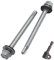 SKIR'CO (100 pezzi) Viti per tetti zincate 6,3 x 75 mm, Testa esagonale, Viti autoperforanti DIN 7504-K con rondelle di tenuta EPDM