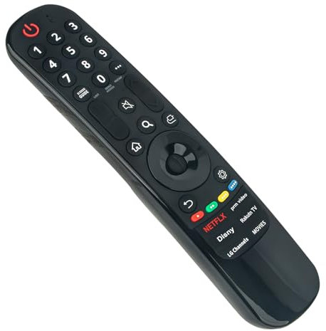 VINABTY MR23GA/AKB76043112 Ersatz Fernbedienung Passend für LG TV 70NANO766QA 75NANO766QA 75QNED816QA 75QNED866QA 75UQ80006LB 75UQ80006LB.AEK 86NANO766QA-No Voice Function