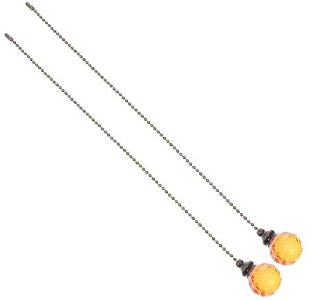 Veemoon 2stücke Pull Chain Hängeleuchte Dekorative Deckenketten Für Deckenventilatoren Und Tischlampen Lampenaccessoires