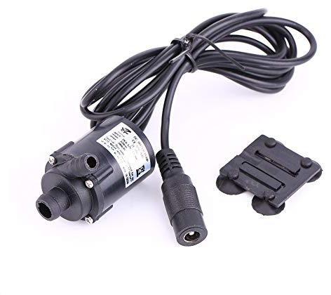 Sunicon Small Water Pump, Dc 6v-12v Micro Brushless Submersible Water Pump Ultra-Quiet Motor Water Cooling Pump for Pond Aquarium Fish Tank Fountain
