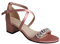 HJUGHPN Sandali da sposa con tacco grosso, scarpe color cipria, tacchi e colori personalizzati (40 UK)