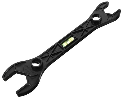 ETHZZLE Kunststoff Duschkopf-werkzeug Mit Wasserwaage Vielseitiger Wasserhahn-schlüssel Für Einfache Installation Und Reparatur Von Armaturen Und Duschköpfen