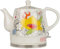 Electric Ceramic Cordless White Kettle Teapot,Retro Fast Boil Boil Dry Protection jug Kettle,1350w Rapid Boil Tea Kettle Cordless Electric Kettle (Color : Yellow 1l),practical hopeful Octopus feet