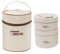 Sightday 2 Stück Thermo Lunchbox Edelstahl Mit Tasche,Thermobehälter Für Essen,Auslaufsicher Essen Warmhalten Behälter für Zuhause,Büro,Picknick(Beige-440ml&600ml)