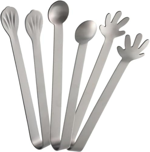 Pinzas de cocina, Pinzas for cubitos de café, 3 unidades, pinzas profesionales for tostadas, pinzas for tostadas domésticas, pinzas de metal for alimentos, pinzas for repostería, pinzas for hielo, pin