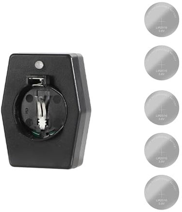 5 wiederaufladbare Knopfbatterien mit Batterien, Ladeadapter für LIR2032, 2025 und 2016 Batterien