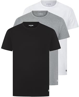 G-STAR Cove sehr weiche Herren T-Shirts/Schlafshirts im 3er-Pack,