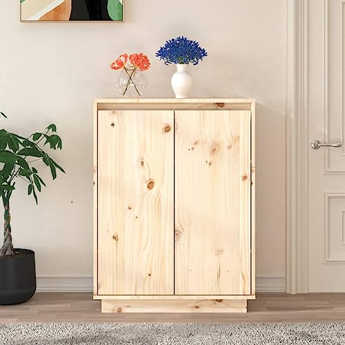 GCHDHAPB Schuhschrank 60x35x80 cm Massivholz Kiefer