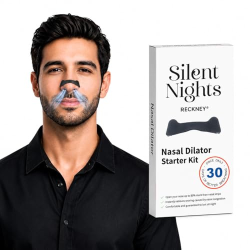 60 Bande Nasale Magnétique - Anti Ronflement Nasale Nose Strips Aimant Nez Respiration Avec 4 Pinces Nasales Tailles Différentes