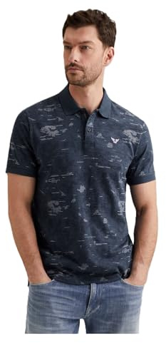 PME Legend - gemustertes Poloshirt für Herren - L