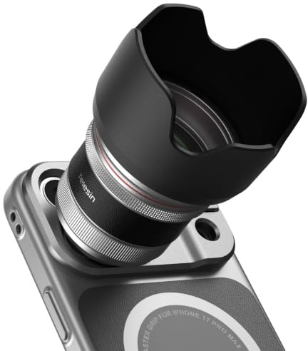 TELESIN 2X Telephoto Master Lens for iPhone 17 Pro Max | 105mm Portraits, 200mm-Equivalent Reach, Reef Color App EIS, Lens Hood and Case for Wildlife, Sports and Concerts
