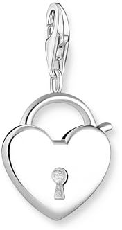 Thomas Sabo Damen-Charm Club-Anhänger Schloss 925er Sterlingsilber 0009-001-12