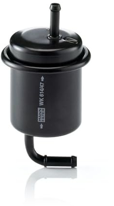 MANN-FILTER WK 614/47 Fuel Filter - for Cars + Transporters | For Passenger Cars, Fuel System Protection, Injector Protection, Clean Fuel Supply, True OE Engineering
