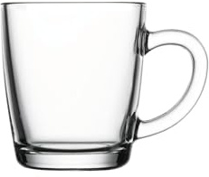 Teeglass Kulplu cay bardak oval 2 li mit Henkel mit griff