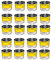48x 200g Brennpaste Dosen Chafing Dish Speisewärmer Warmhaltebehälter Ethanol