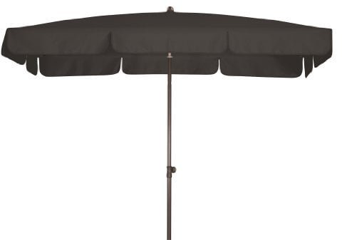 Doppler Absolut wasserdichter Gartenschirm Waterproof 185x120 UV-Schutz 80, Farbe anthrazit