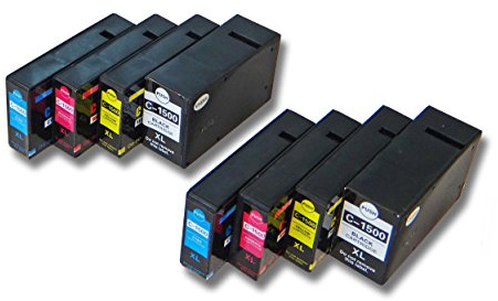 vhbw 8X Tintenpatronen Ersatz für Canon PGI-1500 XL, PGI1500, PGI1500XL, PGI-1500XL für Drucker (Kompatibel)