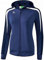 ERIMA Damen Jacke Liga 2.0 Trainingsjacke mit Kapuze, new navy/dark navy/weiß, 36, 1071859