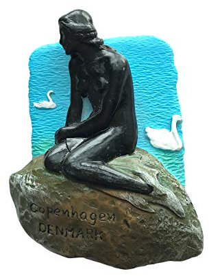 Copenhagen 3D-Kühlschrankmagnet, Dänemark der Sehenswürdigkeiten Souvenirs, Creative Home Dekoration