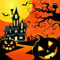 20 Servietten Halloween gruselig/Kürbis / Fledermaus/Burg 33x33cm
