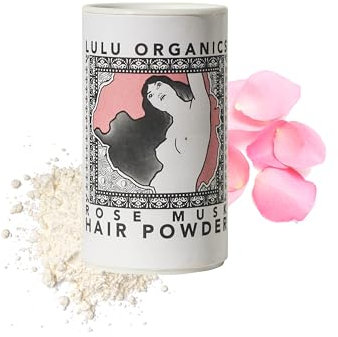 Lulu Organics Rose Musk Hair Powder/Dry Shampoo, 300 ml