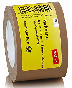 Deutsche Post 6X Packband 33 m x 38 mm