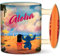 Silver Buffalo Disney Lilo and Stitch Aloha Beach Mug in ceramica con manico sagomato, multicolore