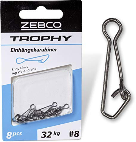 Zebco Qualitäts Trophy Agraffen Angelzubehör Wirbel Angeln Kleinteile Angel Zubehör