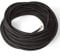 Amarcords - Cavo elettrico tessile colore NERO tondo seta 5 metri con messa a terra 3x075mm - Filo rivestito in tessuto colorato vintage per lampade lampadari applique e abat jour.