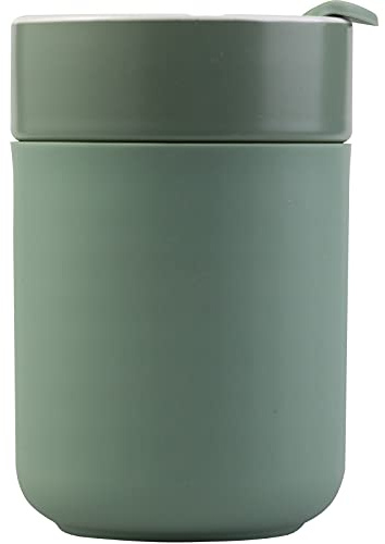 Taza de café de cerámica, tazas de café reutilizables aisladas con tapas, bonitas tazas de viaje con funda protectora de silicona, 10 onzas, taza para llevar, taza para café, té, taza portátil de
