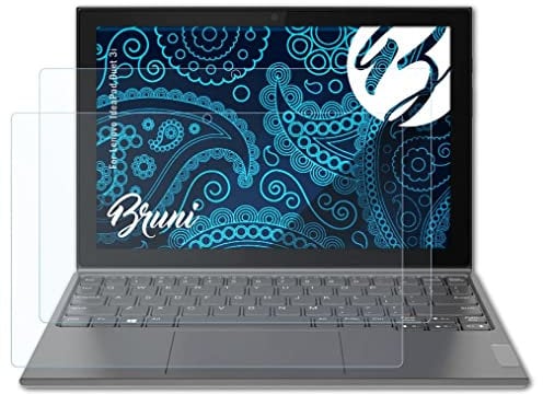 Bruni Schutzfolie kompatibel mit Lenovo IdeaPad Duet 3i Folie, glasklare Displayschutzfolie (2X)