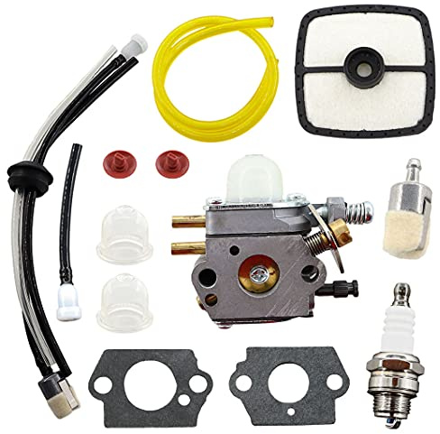 MCHNIC Carburatore con filtro dell'aria per Echo SRM 2015, SRM 2100, SRM 2110, SRM 2400, SRM 2305, SRM 2455, PE2000 PE2400 GT2000 GT2400 SHR210 Trimmer