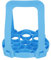Support de cuiseur à vapeur d'oeufs, cuiseur d'oeufs à la coque en silicone, panier de cuisson à la vapeur d'oeufs portable, support d'oeufs à la vapeur multifonctionnel(bleu)