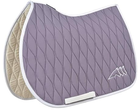 Equiline Schabracke TECH EQ_CODIC mit Logo und Einfassband Größe Dressur, Farbe black