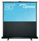 Optoma DP-9080MWL - Portable Pull up 80 projector Screen - folds into easy carry tube Black