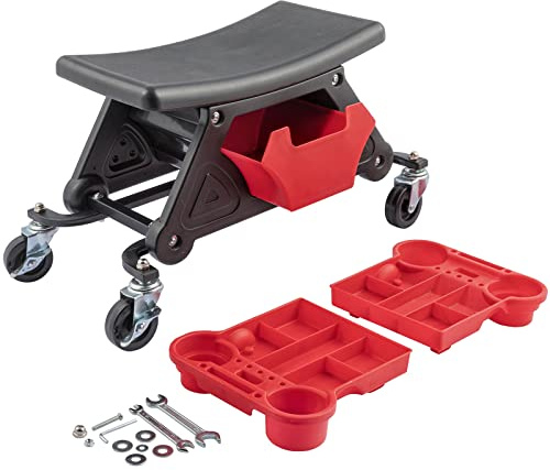 Mecanicien Chariot Travail Atelier Roues Chaise Tabouret Siege Garage Moto
