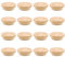 HONMEET 16pièces Couvercles Bambou Pour Bocaux à Yaourt Pour Stocker Miel Thé Épices Et Biscuits Esthétique Et Pratique