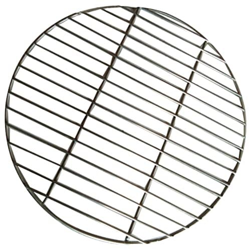 Kichvoe Runder Edelstahl Grillrost Für Bbq Hochwertiges Grillnetz Für Gemüse Und Mehr Für Outdoor Grillabende Praktisches Und Langlebiges Grillzubehör