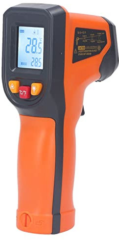 Termómetro Infrarrojo de Cocina, Pistola de Medición de Temperatura Portátil con Pantalla Digital para Industrial, Barbacoa -50-400 Grados, (no para humanos)