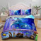 CTQTZ Delphin Bettwäsche-Set für Kinder 135x200cm Netter Delphin Kinder bettwäsche Bettbezug und Kissenbezug 80x80cm Ocean Marine Meerestiere Themed Bettbezug mit 2 Kissenbezug