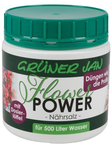 BURI Flower Power Dünger 500 g Blumendünger Pflanzendünger Nährsalz Garten | BURI, Mineraldünger, Mischdünger, Zierpflanzen, Balkonpflanzen, Zimmerpflanzen, kräftiges Wachstum, üppige Blüte, ergiebig
