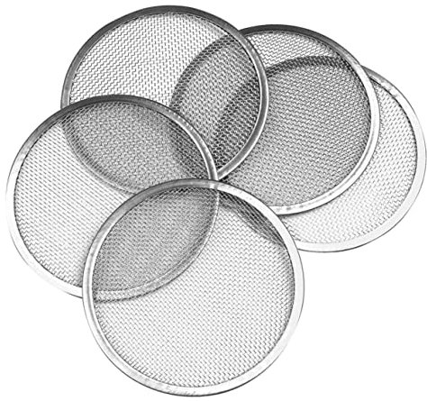 PAMINGONO 5stücke Keimdeckel Für Einmachgläser Aus Edelstahl Sprossen-aufzuchtset Mit Löchern Passend Für Einmachdosen Mit Weithalsöffnung Für Sprossen Und Gemüse