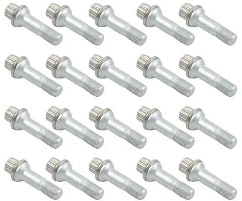 Lot de 20 boulons de roue en acier inoxydable de rechange pour GL GLA GLC GLE GLS GLK G S ML Classe R X290 N293 H243 W447 V297 X243 V295 Accessoires de voiture # 0009905407 0009902207