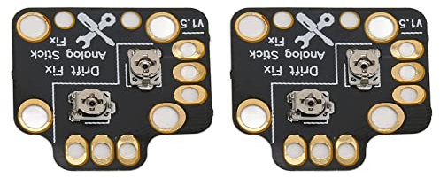 2 Stück Gamepad Joystick Drift Repair Board, Universal 3D Analog Stick Fix für, für, für Controller, Game-Controller-Kalibrierungsplatte, PCB-Material