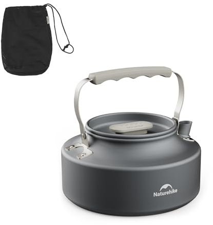 Naturehike Kit di Pentole da Campeggio Utensili da Cucina con Pentola da Campeggio, Padella Antiaderente e Bollitore, Set di Cucina Portatile da Esterno per Viaggi Trekking ed Escursioni