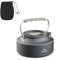 Naturehike 0.8L Ultralight Camping Kettle Cookware with Lid Tea Pot Water Kettle Portable for Outdoor Picnic Backpacking Hiking Trekking