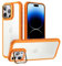 yanasuo Coque Magnétique pour iPhone 12 Pro Max [Support de Caméra en Invisible][Protection Camera Intégré] Étui Housse de Téléphone Antichoc, Anti-Rayures, Orange